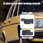 Yoo Auto Door Lock Striker Tấm bảo vệ Bộ 4 Universal cho W123 W126