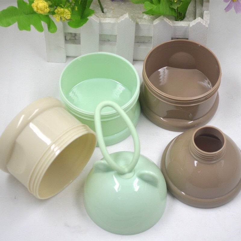 Hộp Chia Sữa 4 Ngăn Cho Bé Đựng Sữa, Đồ Ăn Dặm Và Hoa Quả Tiện Lợi Kháng Khuẩn DouDou Cho Bé A29