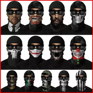Mặt nạ chống gió kiểu mũ trùm đầu SKULL Balaclava, phù hợp cho thể thao ngoài trời