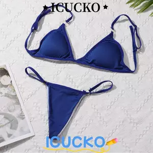 ICUCKO Đồ bơi gợi cảm nữ, thiết kế eo cao, phù hợp cho kỳ nghỉ biển