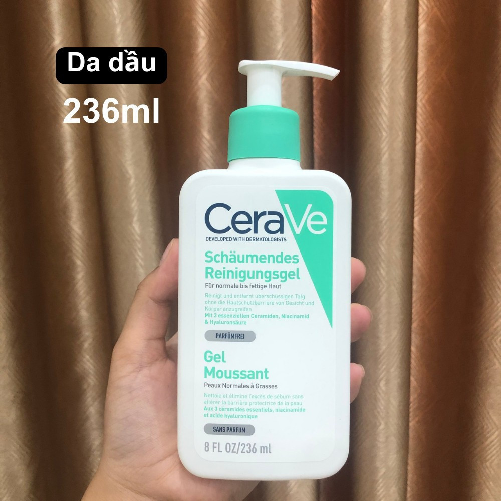 Sữa Rửa Mặt Cerave Cho Da Dầu, Da Khô, Da Nhạy Cảm | BigBuy360 - bigbuy360.vn