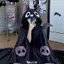 Áo choàng Dơi Áo choàng Halloween Ngộ nghĩnh Flannel Loungewear Dày Dễ Thương Có Thể Mặc Bên Ngoài Cặp Đôi Phong Cách 4.13