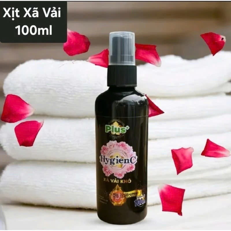 Combo 2 Chai Nước xả vải khô Hygiene sacom Plus+ giữ hương thơm lâu trên quần áo, vải chai 100ml