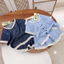 Đầm Bé Gái jean mềm hàn quốc size đại cồ 18-45kg – Váy Bé Gái lớn size đại Màu Xanh Thanh Lịch 6–15 Tuổi