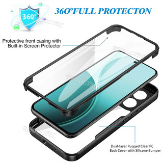 Ốp lưng 360 Full Cover VIVO Y04 Y04S Y29S Y29T 5G 4G Chống sốc Acrylic Trong suốt Mặt trước Bảo vệ hai mặt Vỏ điện thoại cứng VIVOY04