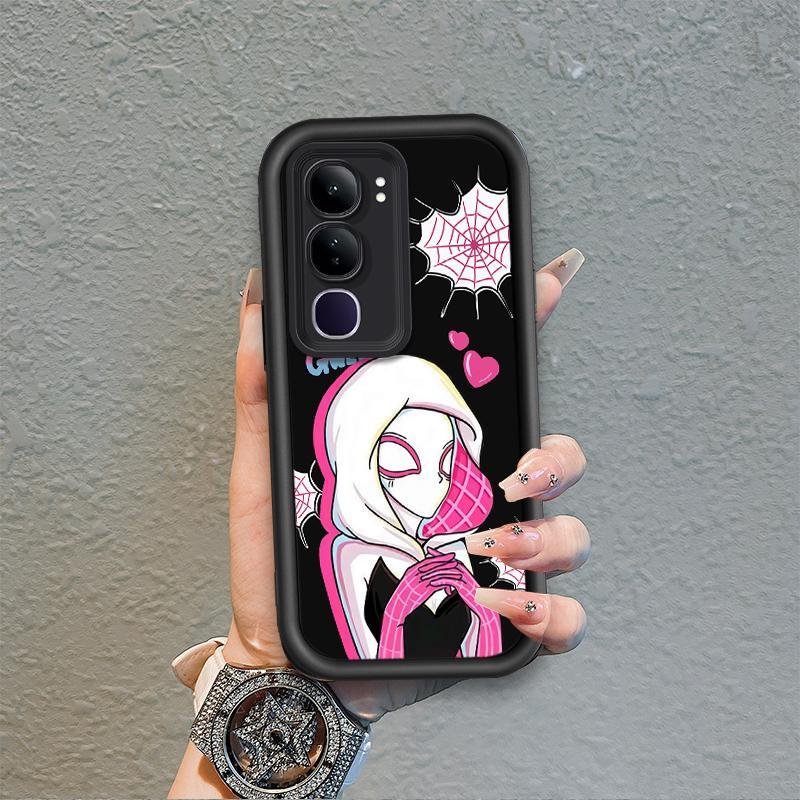 Ốp Lưng Cho VIVO Y19S Pro Y29 4G Hoạt Hình Silicon Mềm Ốp lưng TPU Spider Man Cool Boy Angel Eye Chống Sốc Ốp Lưng