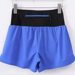 Running Men's and Women's Summer Quick-Drying Sports Shorts Marathon Track and Field Sports Four-Point Waist Bag Pants EpEp