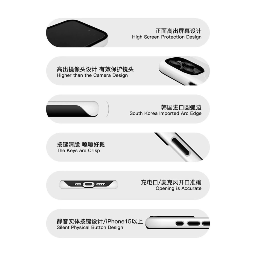 Ốp Điện Thoại Thích Hợp Cho iPhone 11 12 13 14 15 16 17 Pro max Plus Kẻ Sọc Màu Không Khí Chống Sốc Vỏ Bảo Vệ Bao Gồm Tất Cả FMGQ