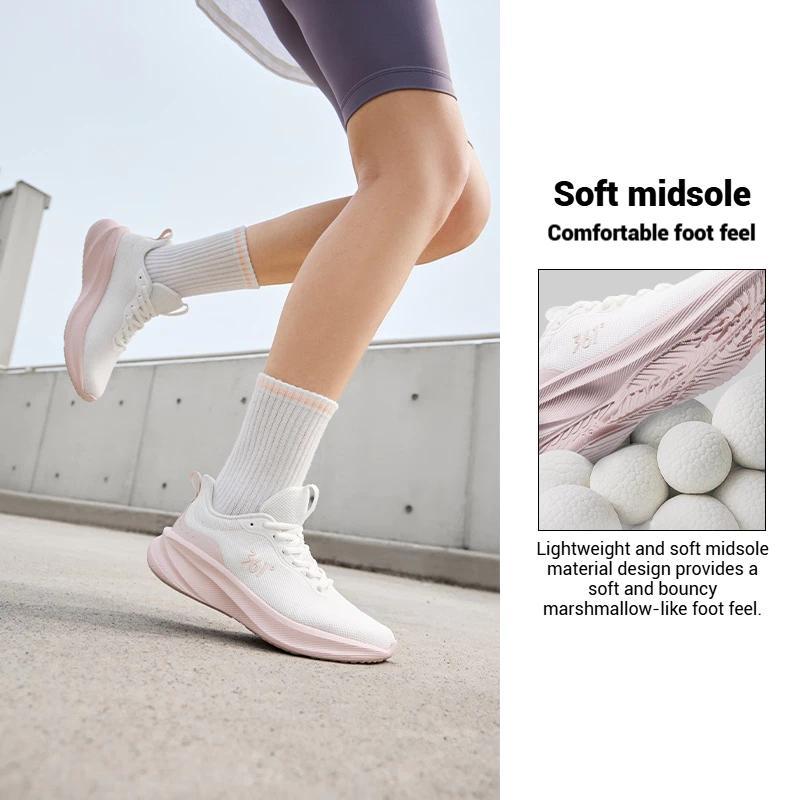 361°【3-5km】Giày Chạy Bộ Nữ Hè Mới 2026 Lưới Lỗ Thoáng Khí Nhẹ Chống Trơn Hàng Ngày 682622232