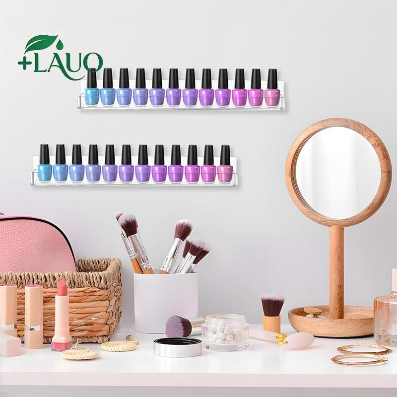 Springevenstar 1 Cái Acrylic Sơn Móng Tay Ra Treo Tường Lipsti Sơn Móng Tay Giá Đỡ Chai Người Tổ Chức Sơn Móng Tay Hiển Thị Đứng Kệ Có Ốc Vít Springevenstar