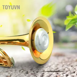 Toyuvn Hợp Kim Nhôm & Cao Su Thực Hành Kèn Đồng Thau Tắt Tiếng Nhạc Cụ Phần Phụ Kiện