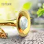 Toyuvn Hợp Kim Nhôm & Cao Su Thực Hành Kèn Đồng Thau Tắt Tiếng Nhạc Cụ Phần Phụ Kiện