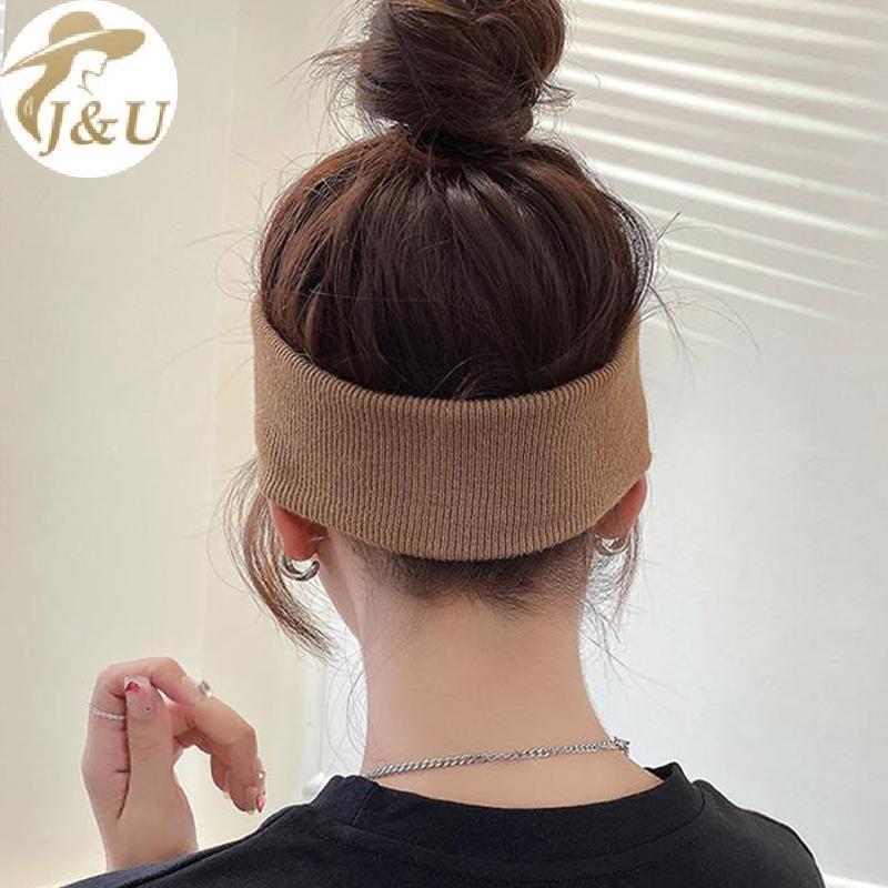 JU Khăn Trùm Đầu Thể Thao Co Giãn, Viền Rộng, Phù Hợp Bốn Mùa