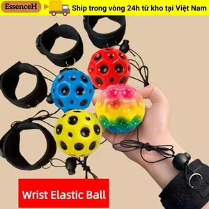 ESSENCEH Bóng nảy cao, Dây hồi phục hình mặt trăng Bóng đàn hồi cổ tay, Tập thể dục cổ tay Đàn hồi cao Xoay giải nén Bóng cao su trả lại