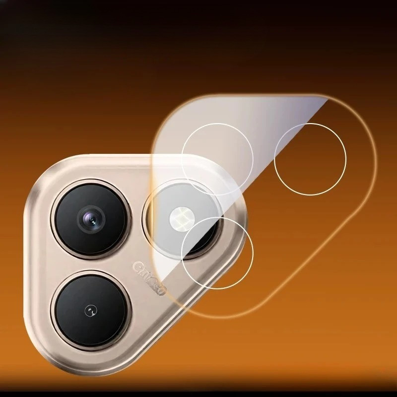 Dành cho bảo vệ ống kính máy ảnh Tecno Pova 7 Ultra 5G 3D cho TECNO Pova7 4G pova7ultra Vỏ bảo vệ mặt sau bằng kính cường lực trong suốt