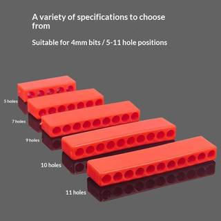 Any2Get5% tắt 1 Cái 4-32 Lỗ 1 / 4 Giá đỡ Tuốc nơ vít Hộp lưu trữ Hex Shank Tuốc nơ vít nhựa Lưu trữ Tuốc nơ vít Giá đỡ Bit
