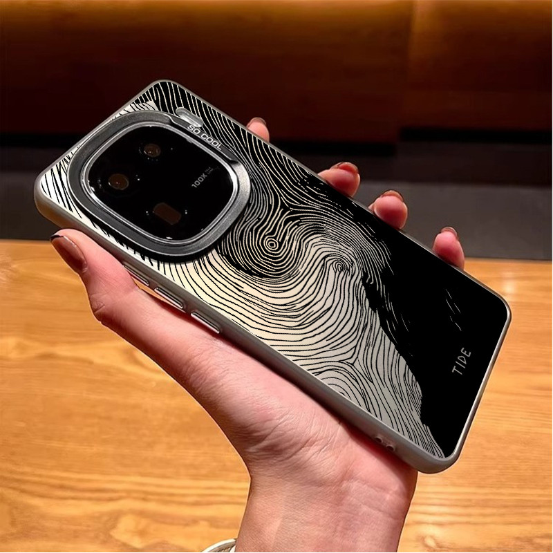 Dành cho IQOO 15 Ultra / 15R / 13 / 12 / Z11 Turbo / Z10 Turbo + “Wave Tide ” Vỏ điện thoại chống sốc in hình / IQOO Neo 11 / Neo 10 Z9 Turbo Z9 Z10X Neo 9 Pro Ốp lưng cứng IQOO