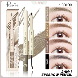 Máy cắt lông mày hai đầu Mascara lỏng mượt mà Không dễ nhòe Bàn chải lông mày tự nhiên