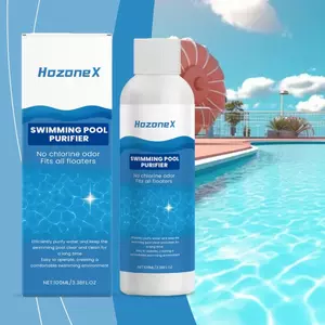 Dung dịch lọc bể bơi 100ml Dung dịch làm sạch bể bơi Giải pháp hòa tan nhanh cho bồn tắm nước nóng trên mặt đất Party shopidaevn