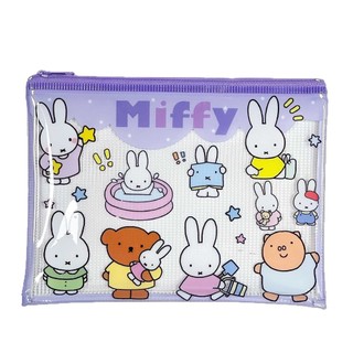 Miffy Rabbit Series Túi Lưới Giá Trị Cao Anime Túi Văn Bản Sinh Viên Lưu Trữ Tiện Lợi Trường Thẻ Ví Đựng Tiền Xu         20260417