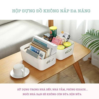 Hộp Đựng Đồ Nhựa Enoda Home Đa Năng Decor Phong Cách Nhật Bản Để Bàn