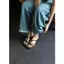 TT Phong Cách Hàn Quốc Bện Đeo Chéo Flip-Flops Nữ Mùa Hè 2026 Mũi Vuông Dày Giày Sandal Dép Có Váy