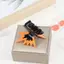 Kẹp Tóc Bướm Acrylic Hàn Quốc Cho Bé Gái với Thiết kế Màu Sắc Tương Phản Thanhh lịch - Mới