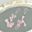 Sweet Cute Phone Chain Beaded Girl Heart Pendant Earphone Case Versatile
