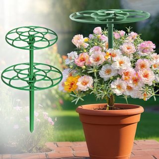 Khung giá đỡ hoa mười giờ,1 Khung Nhựa Hỗ Trợ Trồng Cây Có Thể Xếp Chồng Lên Nhau-ALINE