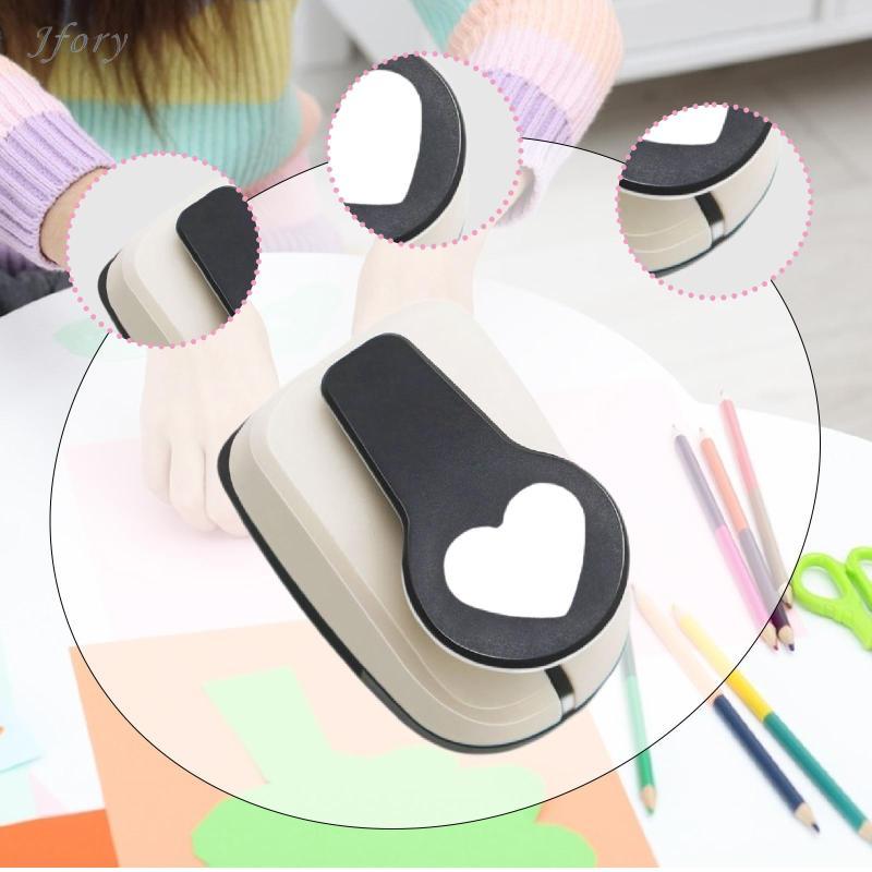 Jfory Máy cắt đục lỗ giấy trái tim Máy đục lỗ thủ công cho đám cưới Làm thẻ thủ công