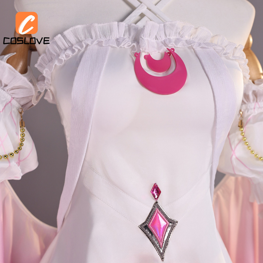 Trọn Bộ Trang Phục Cosplay Columbina Genshin Impact Fes - Màu Hồng