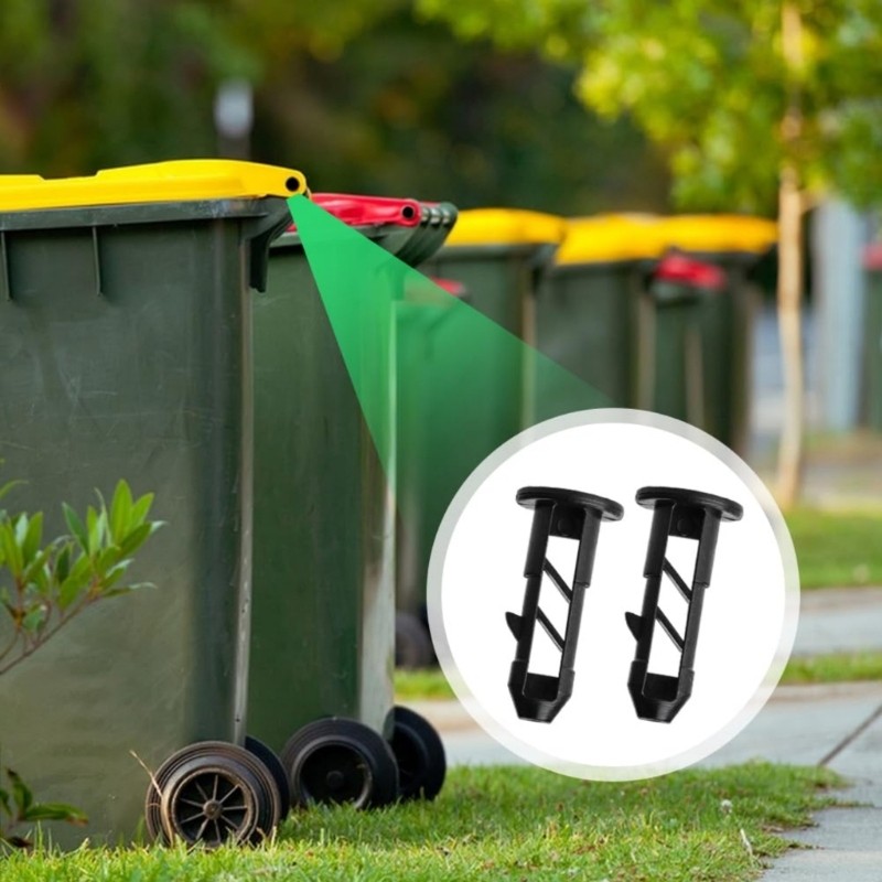 HIk 6 Cái Thùng Rác Đa Năng Có Thể Nắp Bản Lề Pin Thùng Rác Bao Chốt Phích Cắm Nhựa