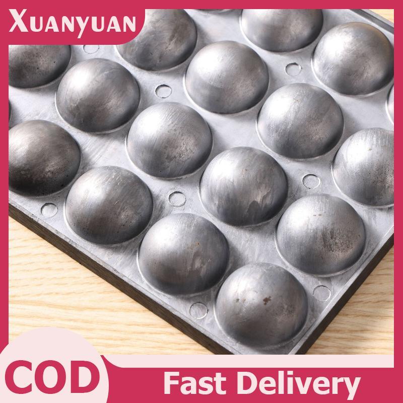 XUAN 28 Lỗ Cấp Thực Phẩm Chống Dính Bạch Tuộc Thịt Viên Nướng Khay, Trứng Chim cút, Bóng Cá, Bánh, Cần Thiết Cho Gia Đình Dã Ngoại Ngoài Trời VN