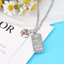 YT4 Tình Yêu Và Không Gian Sâu Caleb Otome Game Merch Apple Vòng Cổ Dấu Xương Thẻ Mặt Dây Chuyền Xương Đòn Dây Chuyền