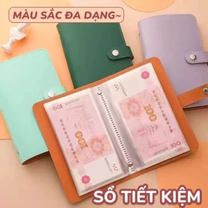 Sổ Tiết Kiệm Đựng Tiền Cao Cấp 100 Trang – Thiết Kế Sang Trọng, Theo Dõi Chi Tiêu Hàng Ngày Tiện Lợi