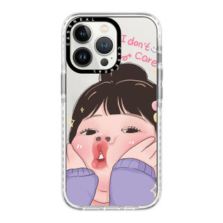 Ốp Điện Thoại Trong Suốt Gương Chống Rơi Cô Gái Dễ Thương Thích Hợp Cho iPhone 17 ProMax 17 Pro 17 Air 16promax 16 15promax 15 14promax 13 ProMax Vỏ Cứng Bảo Vệ