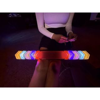 Thanh đèn led 60cm trang trí xe ô tô nhiều chế độ điện chung