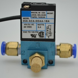 Khí nén 24v Solenoid Van điện từ tần số cao Van khí nén Solenoid Van tần số cao tốc độ cao 35a-aca-dda-1