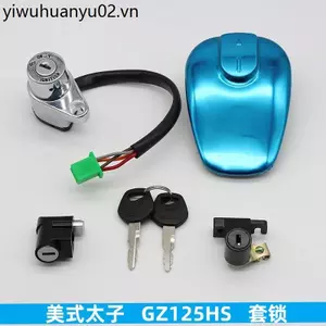 Thích hợp cho Suzuki Mỹ Hoàng Tử GZ125HS Bao Khóa Cửa Điện Khóa Cửa Chìa Khóa Bình Nhiên Liệu Khóa Ghế Đệm Khóa