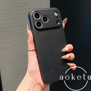 Pixel Picos 17 Màu Hồng Cửa Sổ Lớn Ốp Lưng Điện Thoại Thích Hợp Cho iPhone 13 14 15 16 17 Pro Max Da Mờ Trọn Gói Chống Rơi Bao