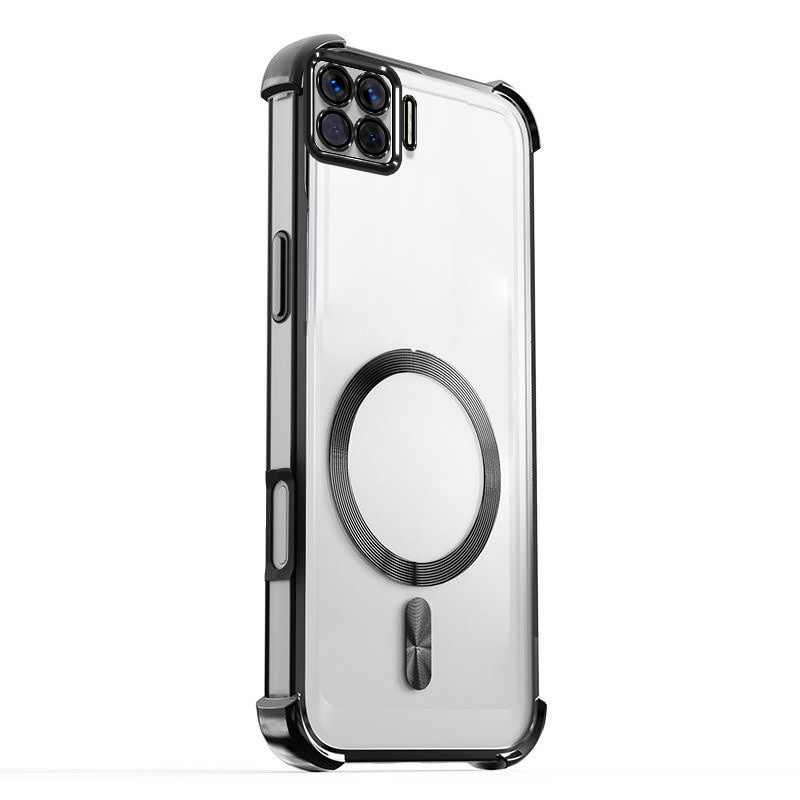 Ốp Điện Thoại 4G 5G Cho OPPO A93 A93S A73 A53 A53S A33 2020, Chống Rơi Bốn Góc, Trong Suốt Cao, Hút Từ Tính, Vỏ, Vỏ Tản Nhiệt