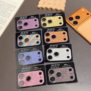 Shining Tích Hợp Ống Kính Máy Ảnh Phim Bảo Vệ Cho iPhone 17 Pro / 17 ProMax Kim Loại Flash Bột Bảo Vệ Ống Kính Máy Ảnh Kính Cường Lực Full Cover