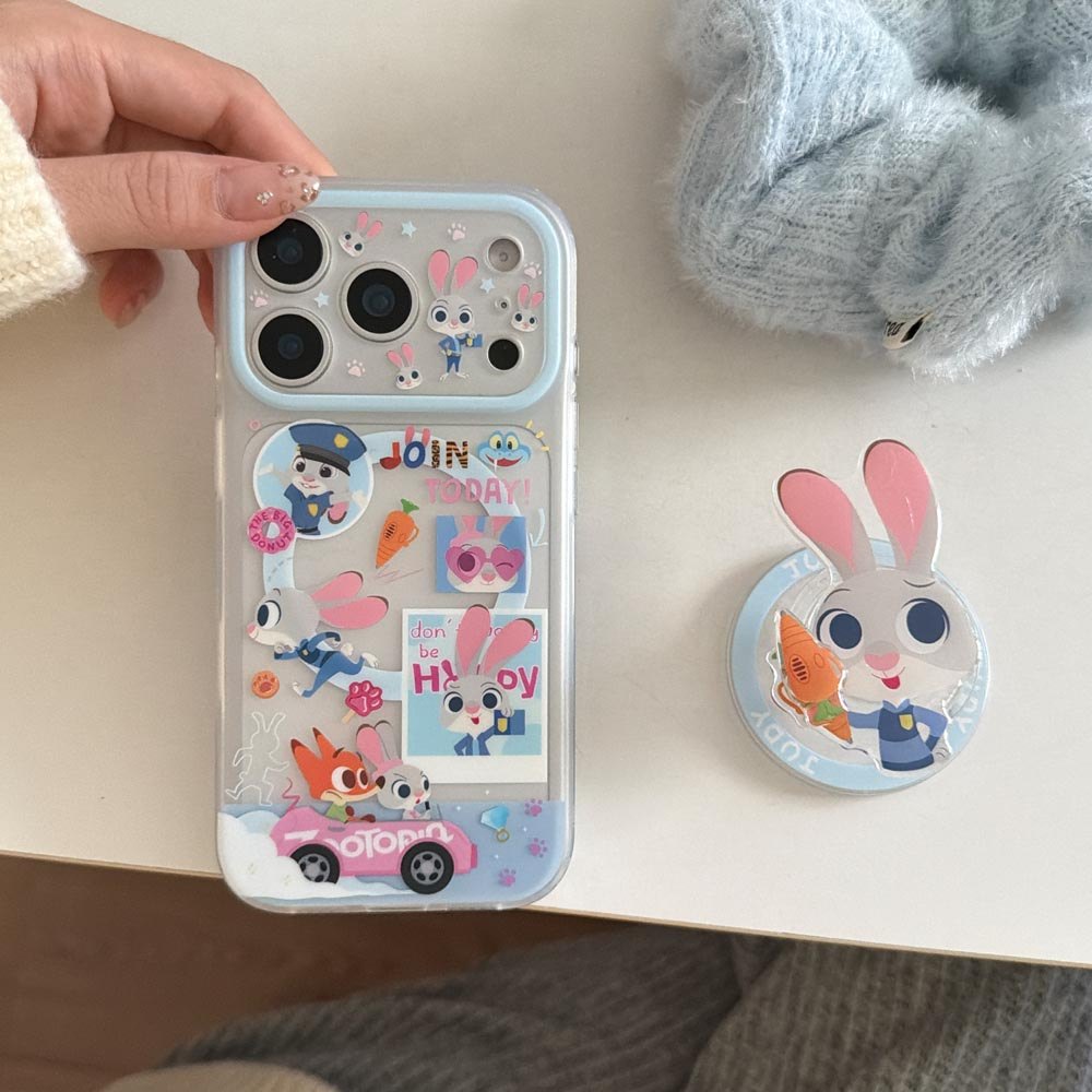 Ốp lưng cứng Tương thích với iPhone 13 14 14Pro 14ProMax 15 15Pro 15ProMax 16 16Pro 16ProMax 17 17Pro 17ProMax Judy Pattern Magnet Case
