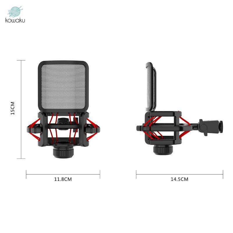 Micro Shock Mount Chắc Chắn Shockmount Có Thể Điều Chỉnh Đa Năng Mic Chống Rung Mic Chống Sốc Giá Đỡ Cho Gia Đình