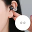 BTM 2 Chiếc Nhẹ Nhàng Ngôi Sao Mặt Trăng Hợp Kim Kẹp Tai Trang Trí Cho FreeClip 1 2 Tai Nghe Có Giữ Chắc Chắn Và Phong Cách Hợp Thời Trang