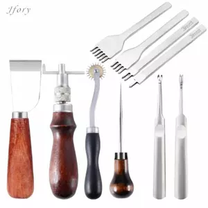 Thiết Bị Đấm Da và Groover cho DIY Leatherwork - Bộ Dụng Cụ hoàn hảo cho Dự Án Thủ Công
