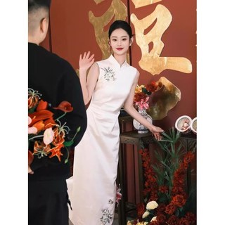 Váy Nữ kiểu Trung Hoa, váy dạ hội cao cấp sang trọng nhẹ nhàng cho mùa Hè