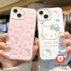 Ốp lưng iPhone Hoạt hình Hello kitty Cho iPhone 16 Promax 15 11 12 13 14 15plus xr xsmax 16plus 15pro