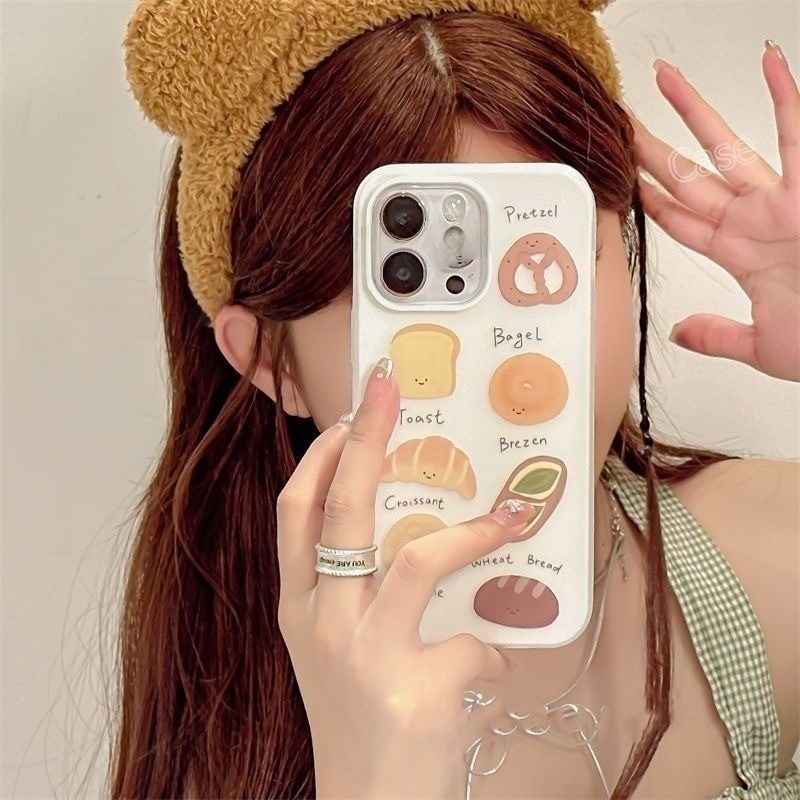 Ốp lưng IphoneVỏ dẻo chống rơi kiểu chữ đơn giản cho iPhone 17 16 15 11 12 13 14plus xr xsmax 16Promax_