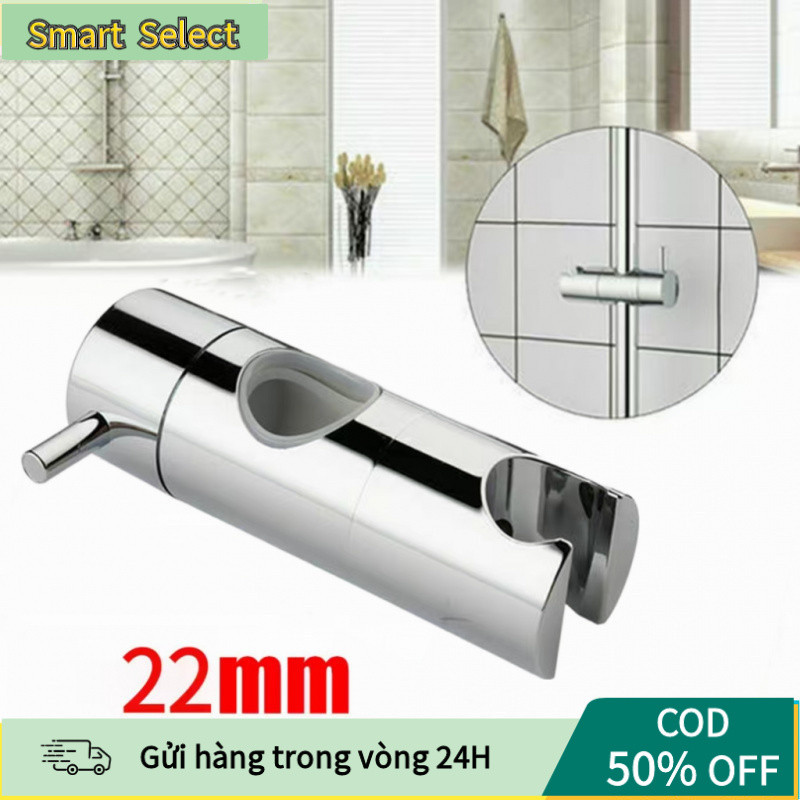 【COD】Giá đỡ đầu vòi hoa sen có thể điều chỉnh bằng kim loại mạ crôm, thanh trượt hạng nặng, bền bỉ theo thời gian.